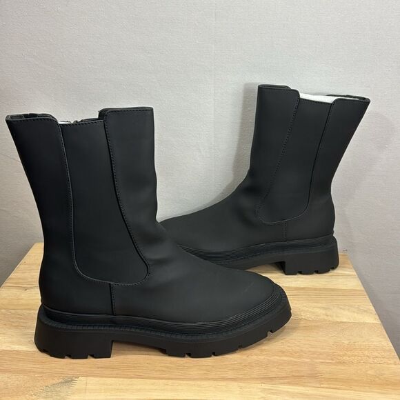 Bar III Women's Tikka Lug Sole Booties- Black- Size 11 M- NIB - Picture 5 of 7